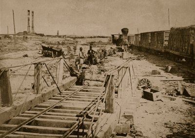 Distruzione della ferrovia a Manassas, 1861-62 da Mathew B. Brady